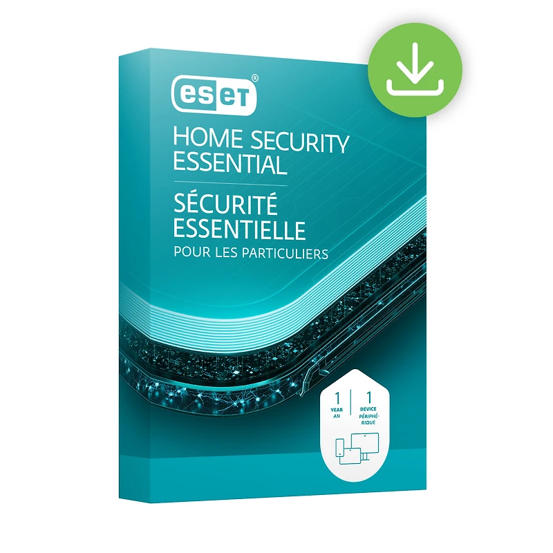 Office Home 2024 + ESET Home Security Essential 1-Device 1-Year [Téléchargement numérique]