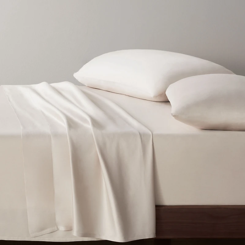 Allswell 300 Thread Count Soft & Silky 4-Piece Viscose from Bamboo Sateen Sheet Set