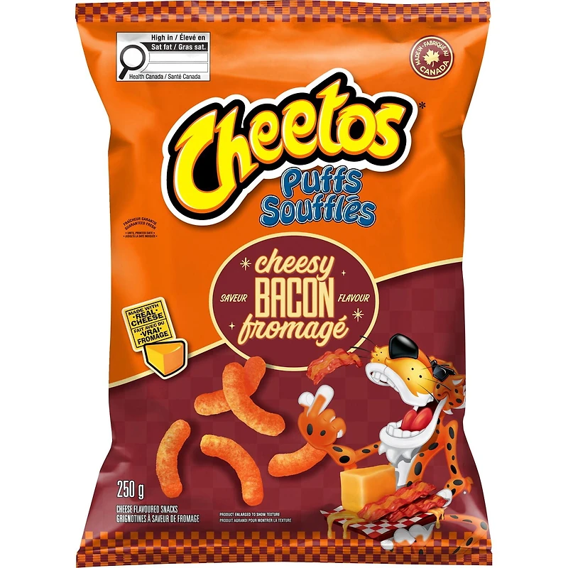 Cheetos Puffs Cheesy Bacon Cheese Flavoured Snacks