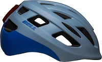 Casque de vélo Bell Sports Nixon avec lumière pour jeunes Bleu/Gris