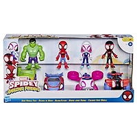 Marvel Spidey and His Amazing Friends Hero Wheels Pack Toy Vehicle and Action Figure Set