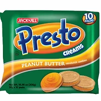 Jack n Jill Presto Creams Peanut Butter Sandwich Cookies