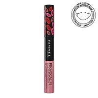 Rimmel Provocalips 16HR Kiss-Proof Lip Colour, two-step, glossy finish, 16H of colour, lightweight & flexible formula, 100% Cruelty-Free