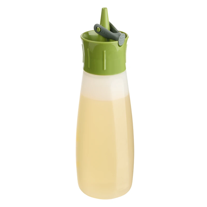 Trudeau Bouteille D'Huile à Presser 340ML, Bouteille en Plastique Flexible Facile à Nettoyer, Résiste au Lave-Vaisselle