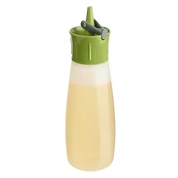 Trudeau Bouteille D'Huile à Presser 340ML, Bouteille en Plastique Flexible Facile à Nettoyer, Résiste au Lave-Vaisselle