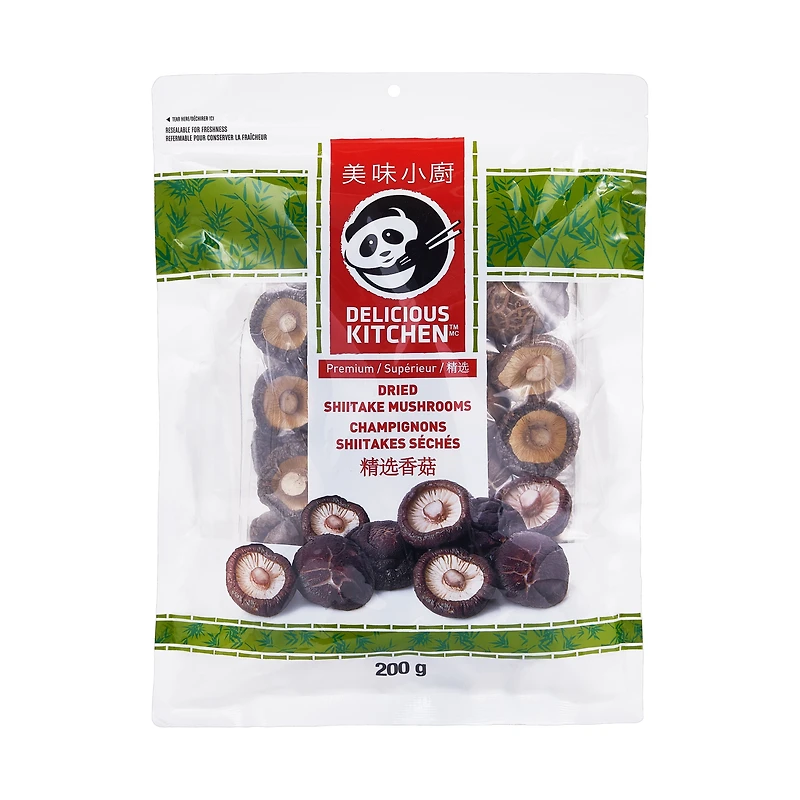 Delicious Kitchen Premium Dried Shiitake Mushrooms