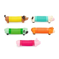 Battat Li'l Barn Buddies 5 Sensory Farm Animal Tubes, Toddler and Preschool Toys