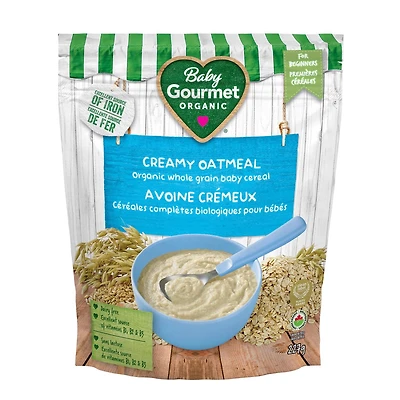 Céréales biologiques aux  gruau crémeux Baby Gourmet