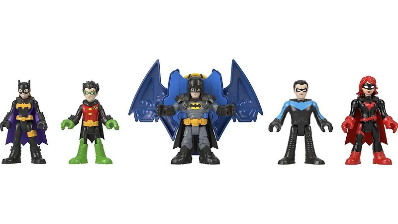 Imaginext DC Super Friends Batman Figures, Family Multipack, 12 Piece Preschool Toys
