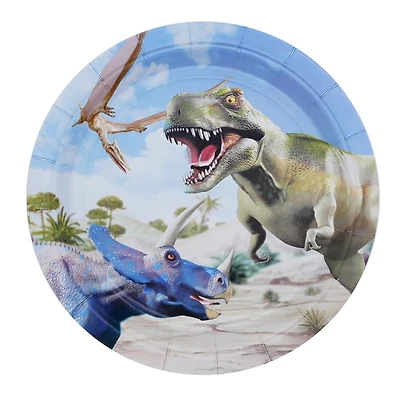Assiettes en papier T-Rex 7"
