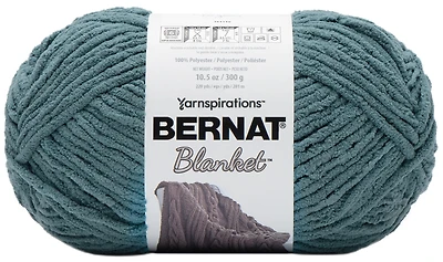 Bernat® Blanket™ #6 Super Bulky Polyester Yarn, Lagoon 10.5oz/300g, 220 Yards