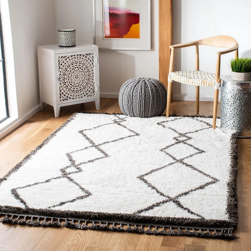 Safavieh Carmella Chase Tapis Géométrique Shag