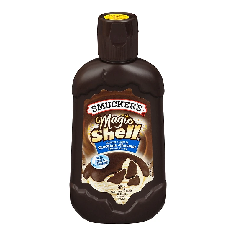 Smucker's Magic Shell, Chocolate Flavoured Topping, 205g