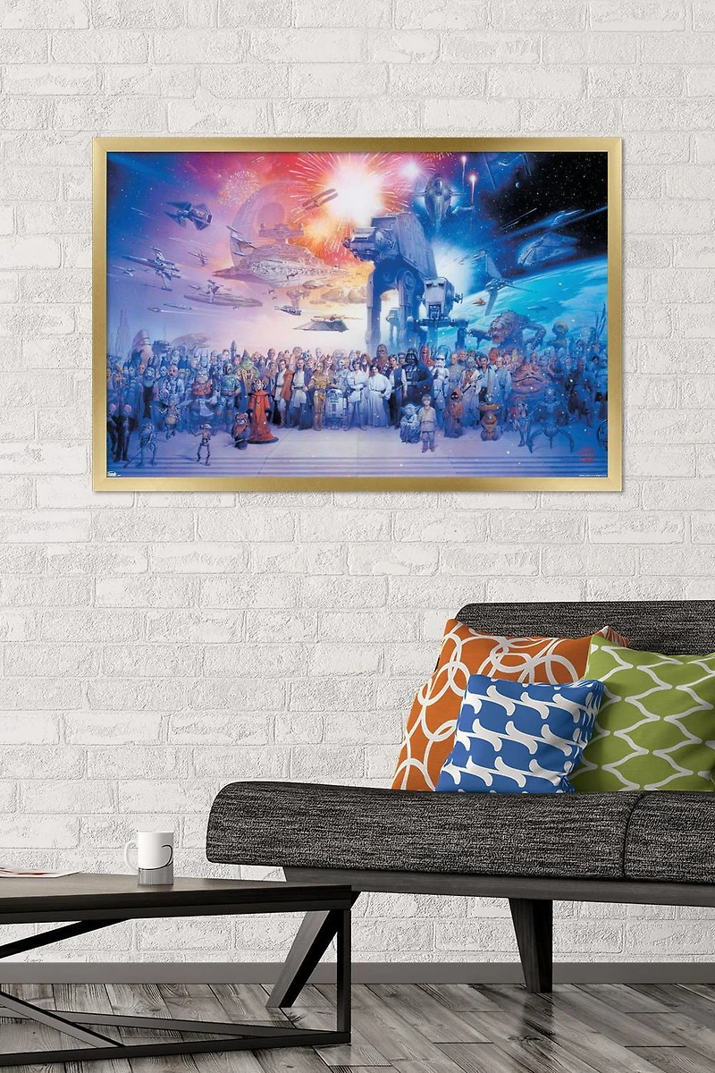 Star Wars: Saga - Galaxy Wall Poster, 22.375" x 34"