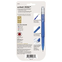 uniball™ Erasable Gel Pens, Medium Point (0.7mm), Business Colours, 4 Pack