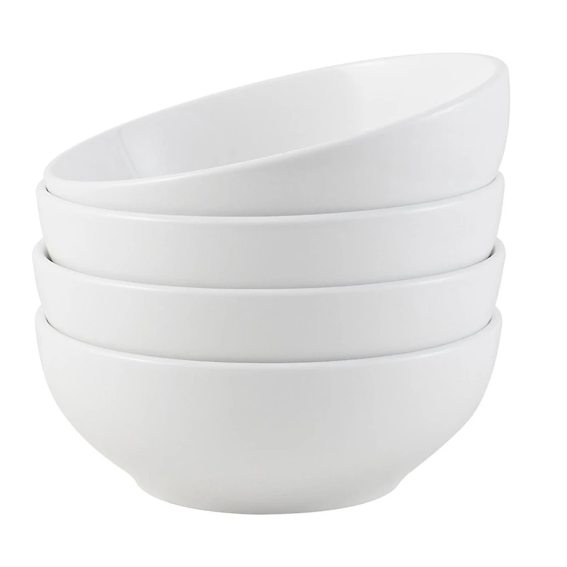 Mainstays glaçure blanc stoneware round dinner Bowl, 6,1 pouces