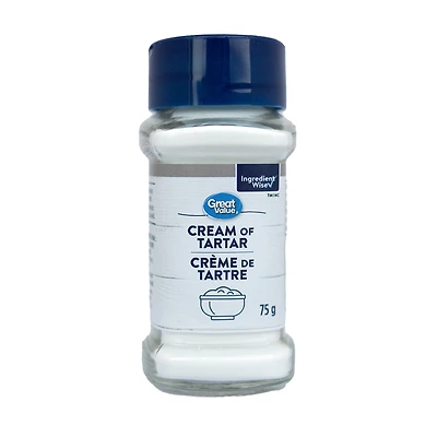 Great Value Crème de tartre, poudre à lever, 75g