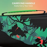 Étui de voyage Turtle Beach PlayTrek (Donkey Kong) - Nintendo Switch 2, Nintendo Switch, Nintendo Switch - Modèle OLED - Rangement, protection, support pour carte jeu, coque rigide, lenticulaire