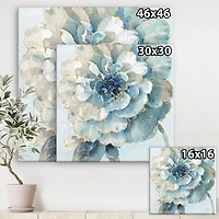 Designart Indigold Aquarelle Fleur II Art mural sur toile