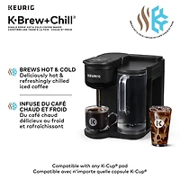 K-Brew+Chill, Single Serve Hot & Cold K-Cup Pod Coffee Maker
