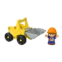 Fisher-Price Little People Bulldozer Construction Toy & Figure Set for Toddlers, 2 Pieces