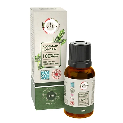 Buhbli Brands - 100% Pure Rosemary Essential Oil, 15ml