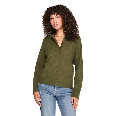 Chandail à encolure henley George pour femmes