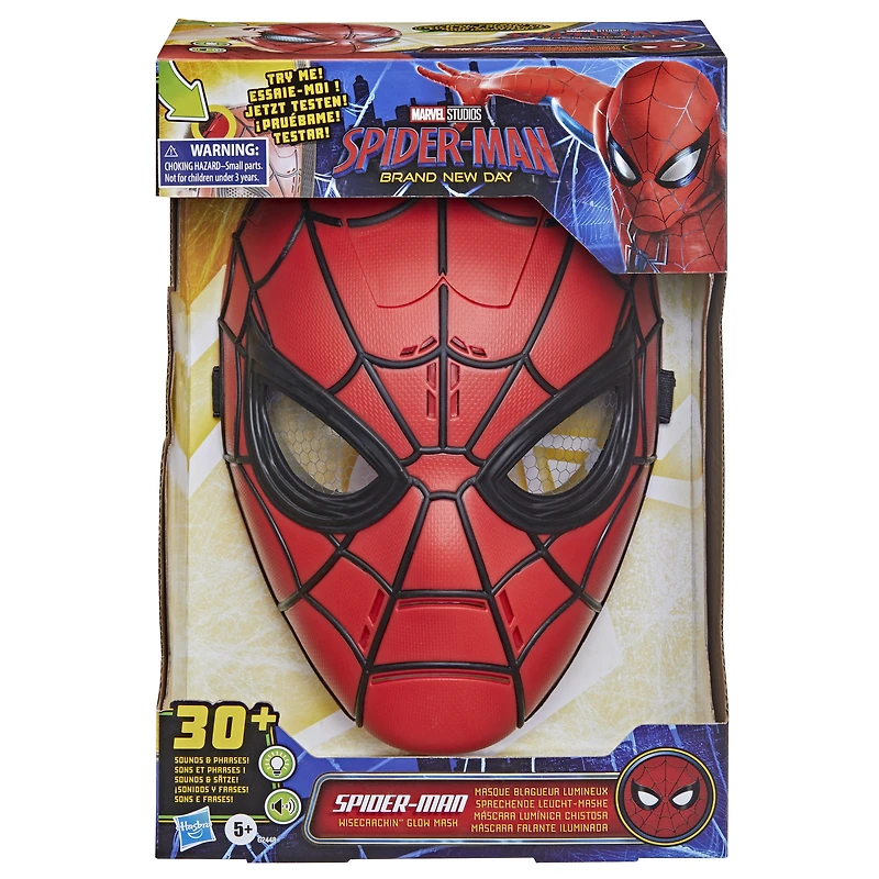 Marvel Studios Spider-Man: Brand New Day Masque blagueur lumineux - Version anglaise