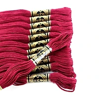 DMC coton 6 brins fil à broder, 8 m (8.7 yd), rouge