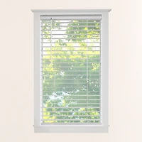 MAINSTAYS Store En Simili Bois 5 cm , Blanc, 71,1cm x 122cm