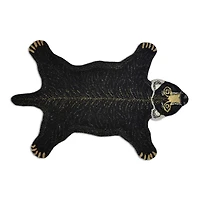 Fabstyles Black Bear Rug, Area Rag Rug for Living Room, Hallway, Patio, Bedroom