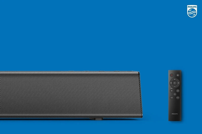 Philips B5106 2.0 Soundbar Speaker with Bluetooth, HDMI ARC Support, 3.5mm Audio Jack, RokuTV Ready, TAB5106