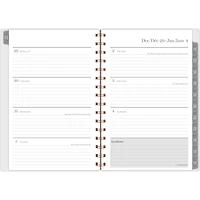 2026 Cambridge® Rose Gold Peony Small Weekly Planner