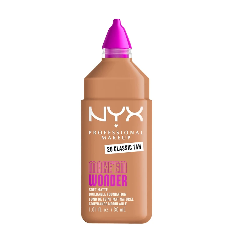 NYX Professional Makeup MAKE EM WONDER FOUNDATION CLASSIC TAN