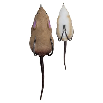 Leurre de pêche Lunkerhunt Furenzy Mouse - 6,5 cm - 14 g - Marron