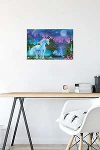Unicorn Meadow Wall Poster, 22.375" x 34"