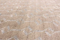 ECARPETGALLERY 5'0" x 7'11" Moroccan Tangier Hand-knotted Area Rug for Living Room, Dining Room and Bedroom in Brown