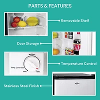 Koolatron 1.7 Cu.Ft Thermoelectric Heat Pipe Truck Fridge (48L)