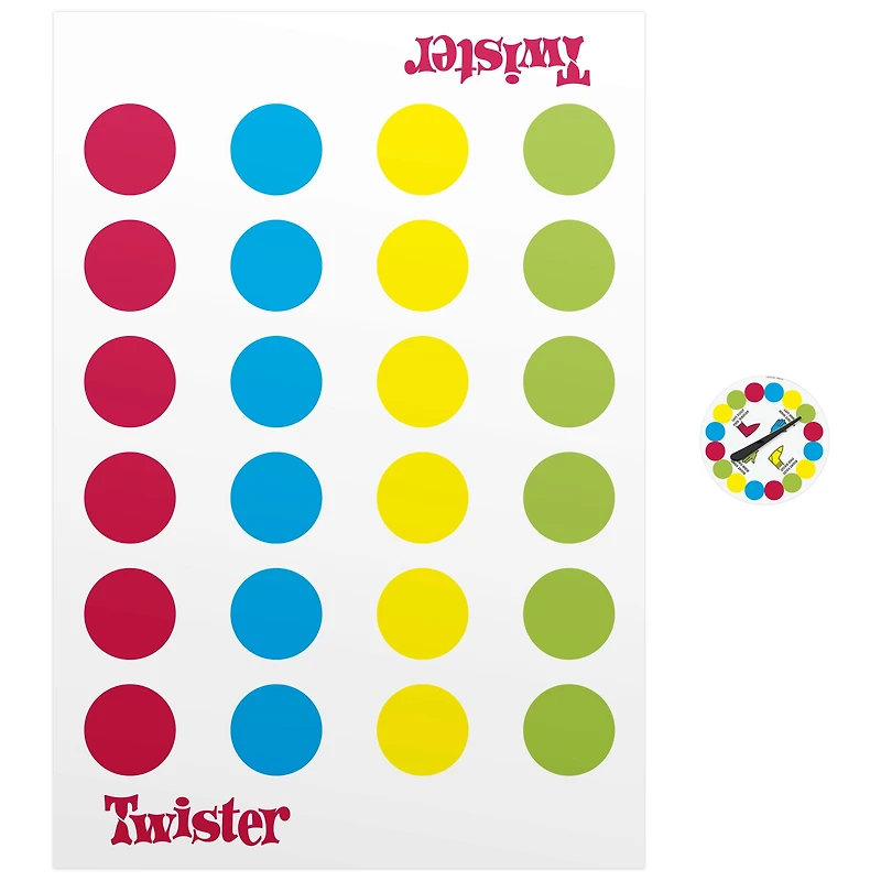 Twister Game with Spinner's Choice and Air Moves, Kids Party Games for 2+ Players