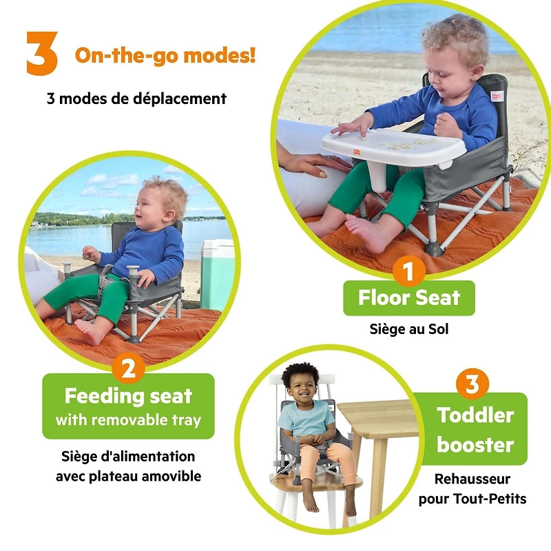 Bright Starts POP 'N Sit Portable Booster Seat