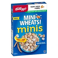 Mini-Wheats® Original Minis Cereal 430g- Ready to Eat Cereal