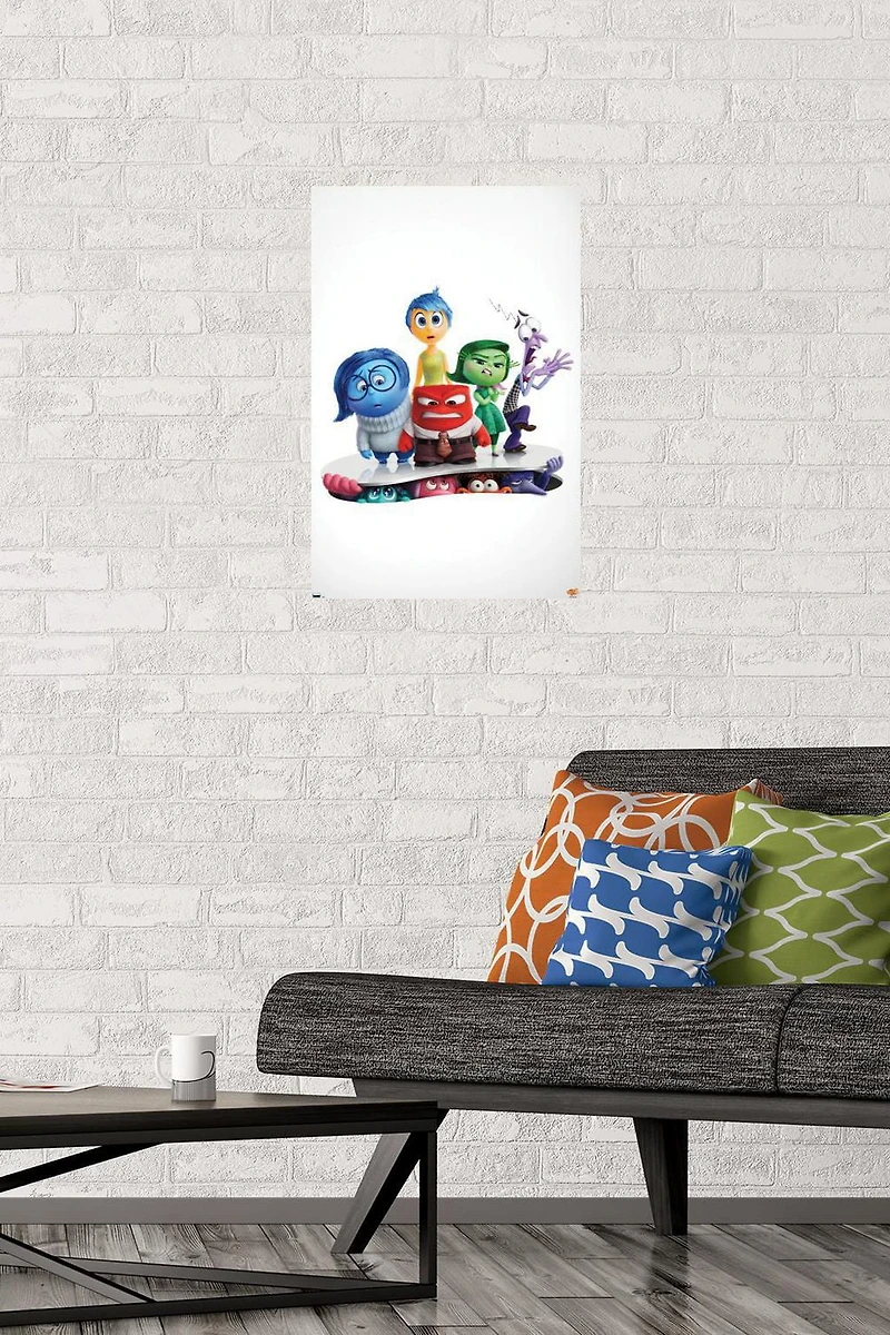 Disney Inside Out 2 - One Sheet Wall Poster, 14.725" x 22.375" Framed