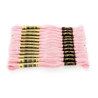 DMC Pink Cotton 6-Strand Embroidery Floss Skein, 8 m (8.7 yd)