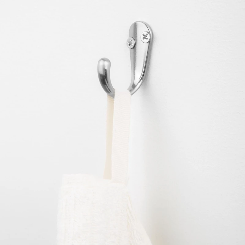 Era Single Hook 2-Pack Nickel