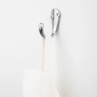 Era Single Hook 2-Pack Nickel
