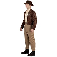 Adult INDIANA JONES Costume -Jacket and attached Shirt with Indiana Jones Logo, Pants, and Hat
