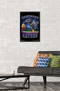 NFL Baltimore Ravens - End Zone 17 Wall Poster, 14.725" x 22.375"