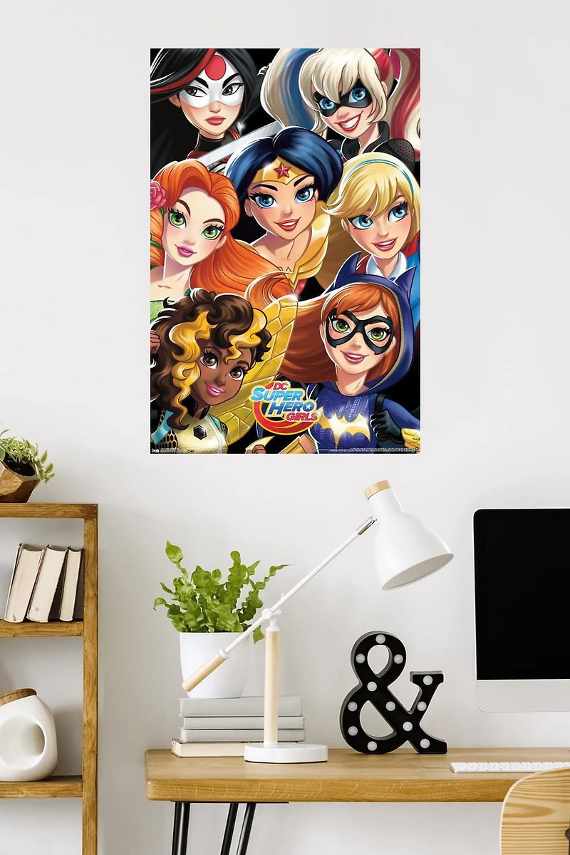 DC Comics DC Superhero Girls - Group Wall Poster, 22.375" x 34"