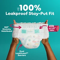 Pampers Diapers - Cruisers 360° - Size 4, 21 Count, up to 100% Leakproof Fit, Designed for Active Babies, Pull On Diaper, EZ Off Tabs Designed for Easy Changes