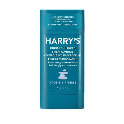 Harry’s Stone Odour & Enhanced Sweat Control Extra-Strength Antiperspirant Stick for Men - 70g